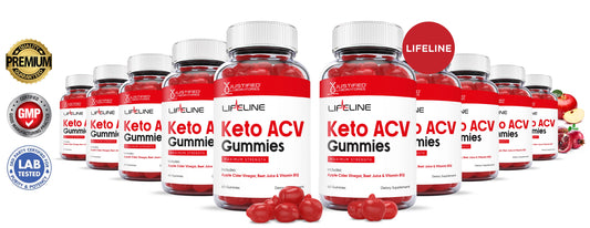 (10 Pack) Lifeline Keto ACV Gummies 1000MG Dietary Supplement 600 Gummys